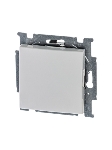 Выключатель одноклавишный ABB Basic55 10A 250V альпийский белый 2CKA001012A2139