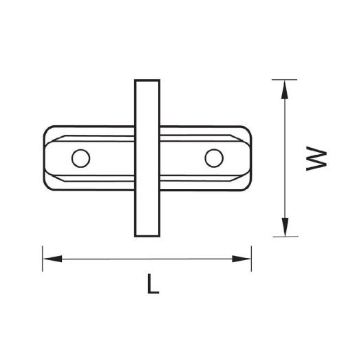 Коннектор прямой Lightstar Barra 501106 Коннектор прямой Lightstar Barra 501106