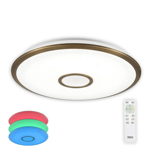 Потолочный светодиодный светильник Citilux СтарЛайт CL70383RGB Потолочный светодиодный светильник Citilux СтарЛайт CL70383RGB
