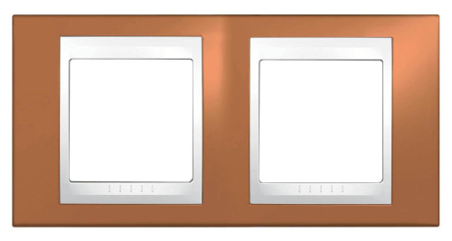 Рамка 2-постовая Schneider Electric Unica Хамелеон MGU6.004.869 Рамка 2-постовая Schneider Electric Unica Хамелеон MGU6.004.869