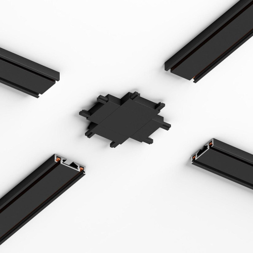 Коннектор для 4-стороннего соединителя накладного шинопровода Elektrostandard Flat Magnetic 85004/00 черный a063739 Коннектор для 4-стороннего соединителя накладного шинопровода Elektrostandard Flat Magnetic 85004/00 черный a063739