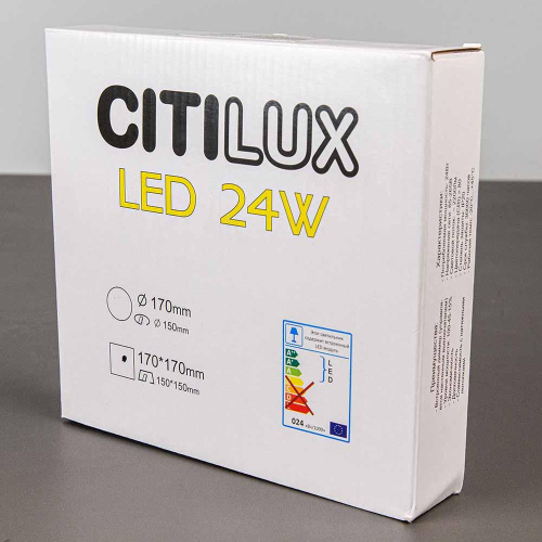 Встраиваемый светодиодный светильник Citilux Вега CLD52K24W Встраиваемый светодиодный светильник Citilux Вега CLD52K24W