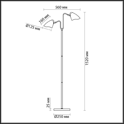 Торшер Lumion Madison 4540/2F Торшер Lumion Madison 4540/2F