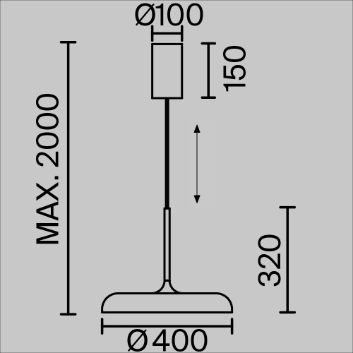 Подвесной светильник Maytoni MOD189PL-L39W3K Подвесной светильник Maytoni MOD189PL-L39W3K