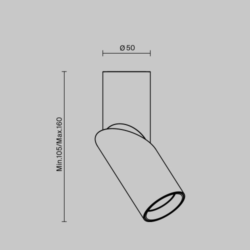 Потолочный светильник Technical C027CL-L10B4K Потолочный светильник Technical C027CL-L10B4K