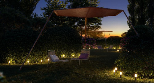 Ландшафтный светильник Maytoni Outdoor O416FL-L3B3K Ландшафтный светильник Maytoni Outdoor O416FL-L3B3K