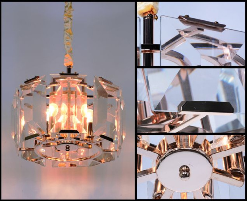 Люстра Harlow Crystal 8G nickel Люстра Harlow Crystal 8G nickel
