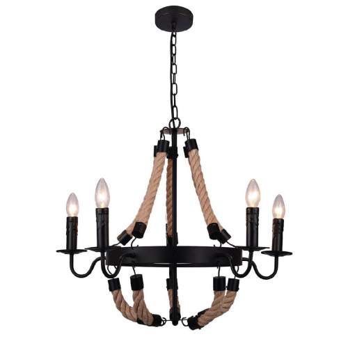 Подвесная люстра Arte Lamp Marsiglia A8956LM-5BK Подвесная люстра Arte Lamp Marsiglia A8956LM-5BK