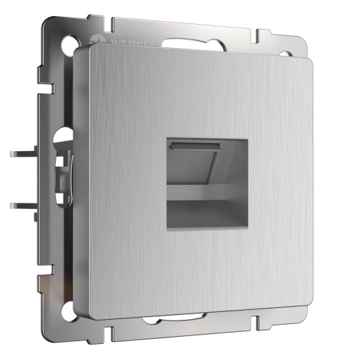 Розетка Ethernet RJ-45 Werkel cеребряный рифленый W1181009 4690389159886 Розетка Ethernet RJ-45 Werkel cеребряный рифленый W1181009 4690389159886