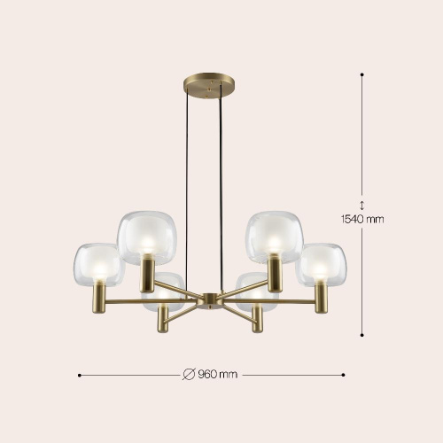 Подвесная люстра Maytoni Vision MOD411PL-06G