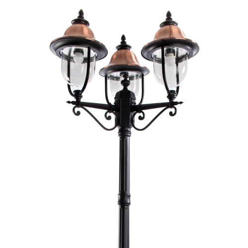 Садово-парковый светильник Arte Lamp Barcelona A1486PA-3BK Садово-парковый светильник Arte Lamp Barcelona A1486PA-3BK