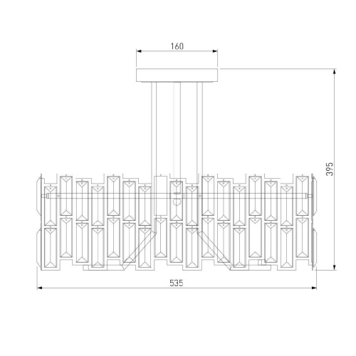 Потолочная люстра Bogates Zolletta 339/5 Strotskis Smart Потолочная люстра Bogates Zolletta 339/5 Strotskis Smart