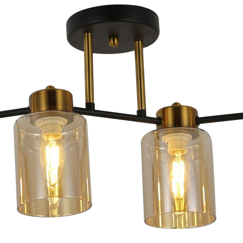 Потолочная люстра Illumico IL6111-6COU-79 BK GD Потолочная люстра Illumico IL6111-6COU-79 BK GD