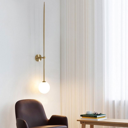 Настенный Светильник Lines Ball 150 Gold By Imperiumloft Настенный Светильник Lines Ball 150 Gold By Imperiumloft
