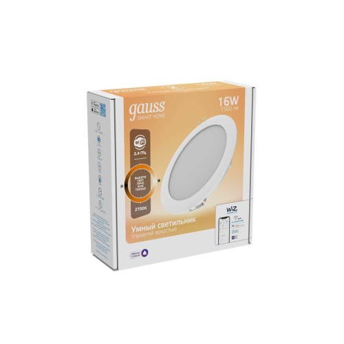 Встраиваемый светодиодный светильник Gauss Smart Home 2020122 Встраиваемый светодиодный светильник Gauss Smart Home 2020122