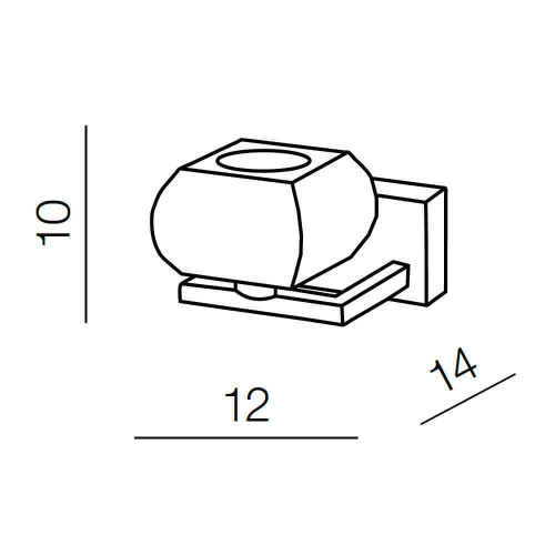 Бра Azzardo Rubic 1 wall AZ0488 Бра Azzardo Rubic 1 wall AZ0488