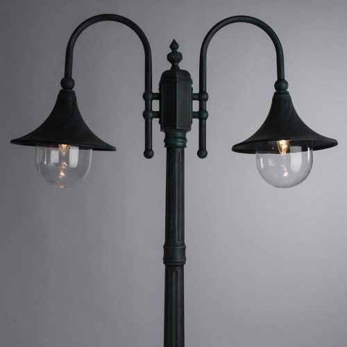 Садово-парковый светильник Arte Lamp Malaga A1086PA-2BG Садово-парковый светильник Arte Lamp Malaga A1086PA-2BG