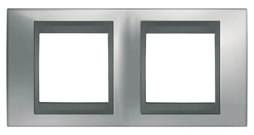 Рамка 2-постовая Schneider Electric Unica Top MGU66.004.238 Рамка 2-постовая Schneider Electric Unica Top MGU66.004.238
