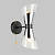 Бра IMEX MD.51913-2-W-BK+CH