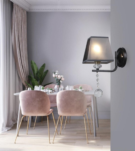 Бра Seven Fires Aprim WD3586/1W-CF-FGD-BK Бра Seven Fires Aprim WD3586/1W-CF-FGD-BK