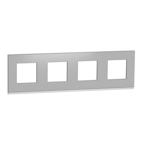 Рамка 4-постовая Schneider Electric Unica New NU600880 Рамка 4-постовая Schneider Electric Unica New NU600880
