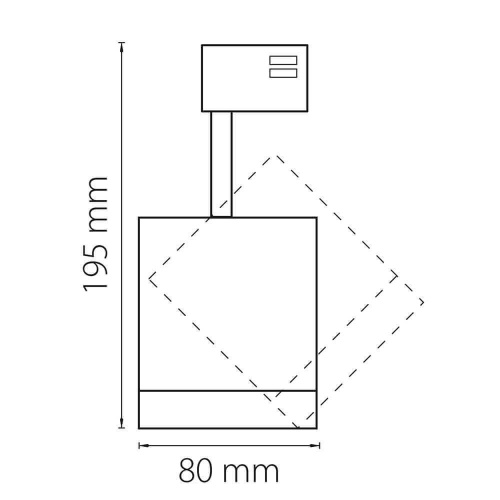Трековый светодиодный светильник Lightstar Canno Led 301292