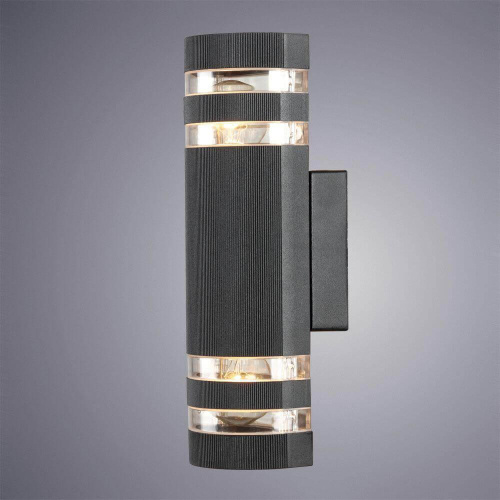 Уличный настенный светильник Arte Lamp Metro A8162AL-2BK Уличный настенный светильник Arte Lamp Metro A8162AL-2BK