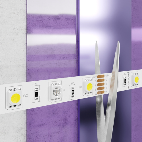 Светодиодная лента Maytoni Technical 14,4W/m 60LED/m 5050SMD RGB/дневной белый 5M 10177 Светодиодная лента Maytoni Technical 14,4W/m 60LED/m 5050SMD RGB/дневной белый 5M 10177
