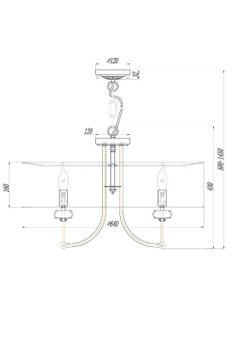 Подвесной светильник Maytoni ARM006PL-08G Подвесной светильник Maytoni ARM006PL-08G