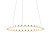 Подвесной светодиодный светильник Milosh Tendence 0851CL-81GD
