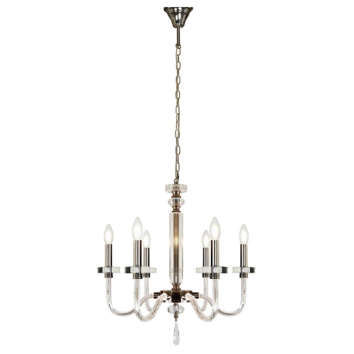 Подвесная люстра iLamp Vibe P9474-6 Nickel Подвесная люстра iLamp Vibe P9474-6 Nickel