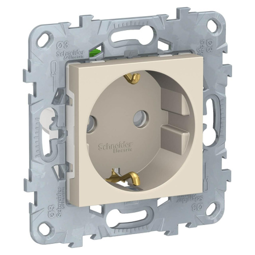Розетка Schneider Electric Unica New с/з со шторками 16A 250V NU505744 Розетка Schneider Electric Unica New с/з со шторками 16A 250V NU505744