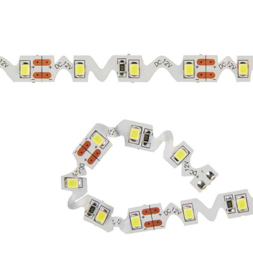 Светодиодная лента (10777) Uniel 9,6W/m 60LED/m 2835SMD холодный белый 3M ULS-Z01-2835-60LED/m-8mm-IP20-DC12V-9,6W/m-3M-DW