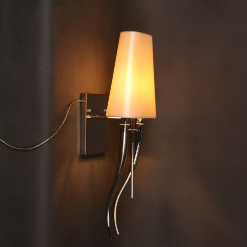 Настенный Светильник Crystal Light Brunilde Ipe Cavalli H92 Silver/Black By Imperiumloft Настенный Светильник Crystal Light Brunilde Ipe Cavalli H92 Silver/Black By Imperiumloft