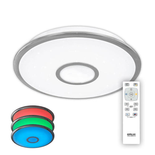 Потолочный светодиодный светильник Citilux Старлайт CL70380RGB Потолочный светодиодный светильник Citilux Старлайт CL70380RGB