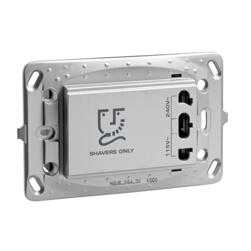 Розетка Schneider Electric Unica Top для электробритв MGU5.064.30 Розетка Schneider Electric Unica Top для электробритв MGU5.064.30