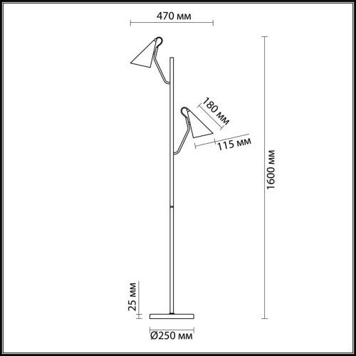 Торшер Lumion Watson 4439/2F Торшер Lumion Watson 4439/2F