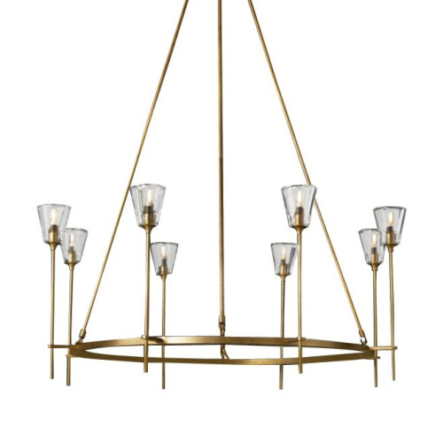 Люстра Torche De Verre 8 gold Люстра Torche De Verre 8 gold