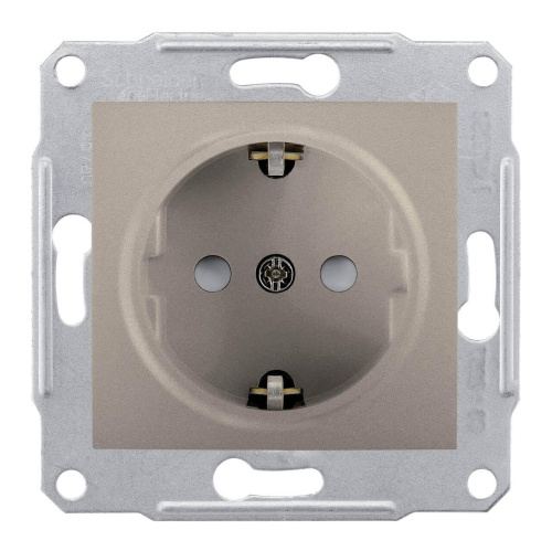 Розетка Schneider Electric Sedna с/з со шторками 16A 250V SDN3000168 Розетка Schneider Electric Sedna с/з со шторками 16A 250V SDN3000168