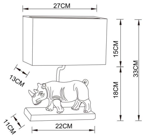 Настольная лампа Arte Lamp Clark A4376LT-1BS Настольная лампа Arte Lamp Clark A4376LT-1BS