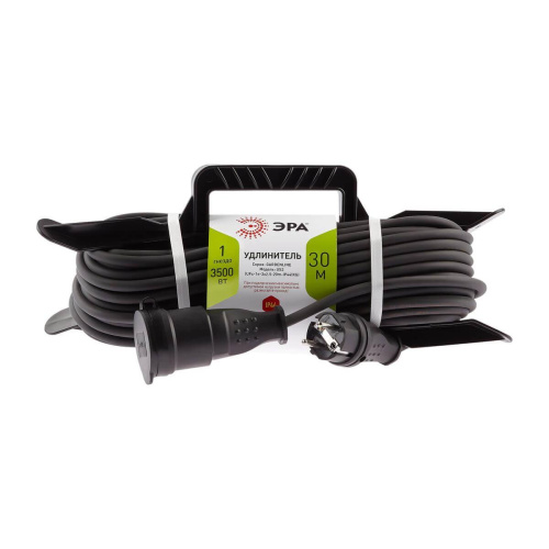 Удлинитель силовой ЭРА 1гн 30м с/з UFx-1e-3x2,5-30m-IP44(kg) Б0050872 Удлинитель силовой ЭРА 1гн 30м с/з UFx-1e-3x2,5-30m-IP44(kg) Б0050872
