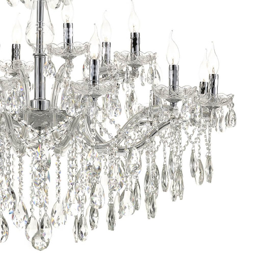 Подвесная люстра Lumien Hall Lavena LH0026/18H-CR Подвесная люстра Lumien Hall Lavena LH0026/18H-CR