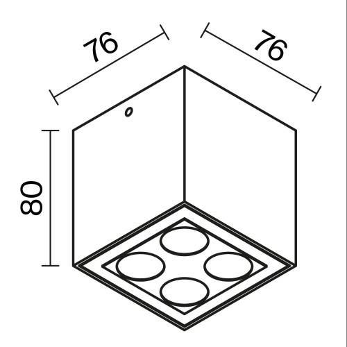 Потолочный светильник Outdoor O309CL-L8GF3K Потолочный светильник Outdoor O309CL-L8GF3K