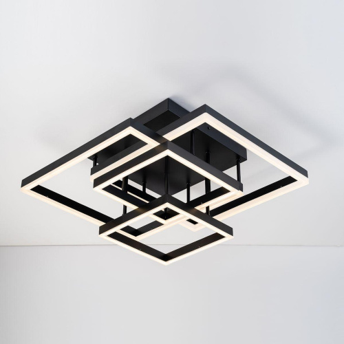 Потолочный светодиодный светильник Escada Union 10229/4LED Black Потолочный светодиодный светильник Escada Union 10229/4LED Black