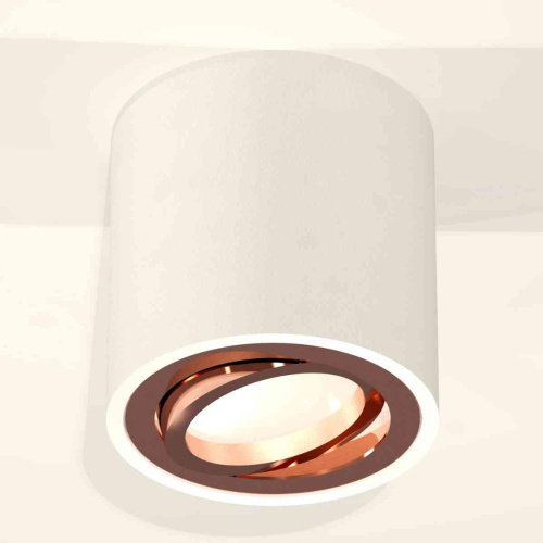 Комплект накладного светильника Ambrella light Techno Spot XS7531005 SWH/PPG белый песок/золото розовое полированное (C7531, N7005) Комплект накладного светильника Ambrella light Techno Spot XS7531005 SWH/PPG белый песок/золото розовое полированное (C7531, N7005)