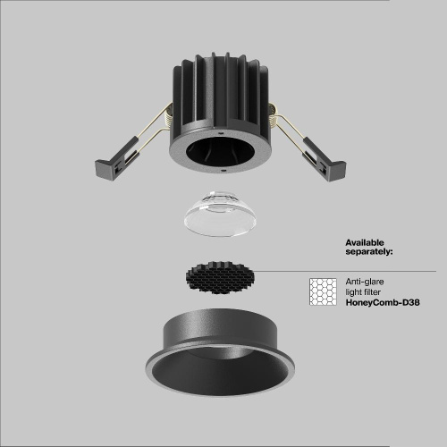 Встраиваемый светильник Technical DL058-7W3K-B Встраиваемый светильник Technical DL058-7W3K-B