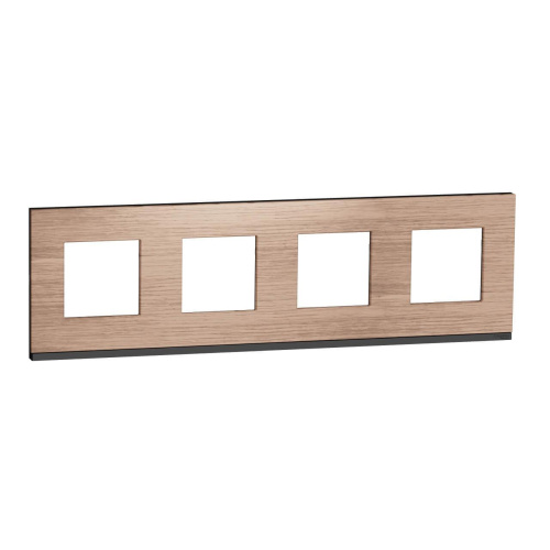 Рамка 4-постовая Schneider Electric Unica New NU600884 Рамка 4-постовая Schneider Electric Unica New NU600884