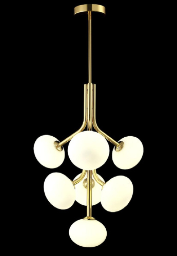 Подвесная люстра Crystal Lux ALICIA SP7 GOLD/WHITE Подвесная люстра Crystal Lux ALICIA SP7 GOLD/WHITE