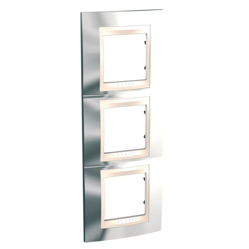 Рамка 3-постовая Schneider Electric Unica MGU66.006V.510 Рамка 3-постовая Schneider Electric Unica MGU66.006V.510