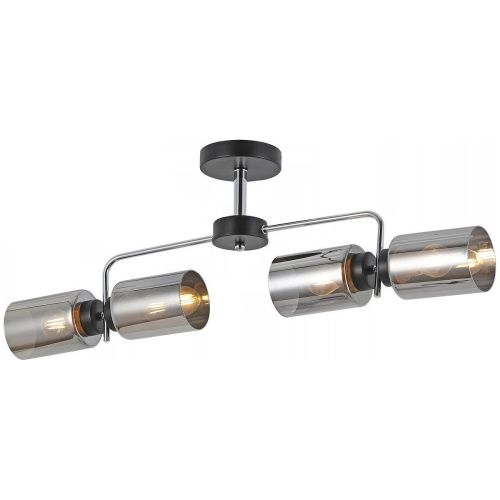 Потолочная люстра Illumico IL8249-4COU-79 BK CR Потолочная люстра Illumico IL8249-4COU-79 BK CR